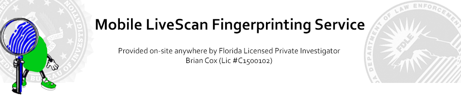 Pembrook Pines Mobile Livescan Electronic Fingerprinting Service